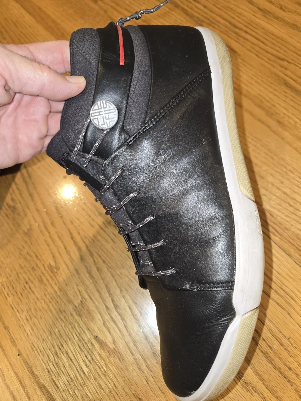 Plae ABRA WP Waterproof Leather High-Top Sneakers Black Men’s US 8.5 M EU 41